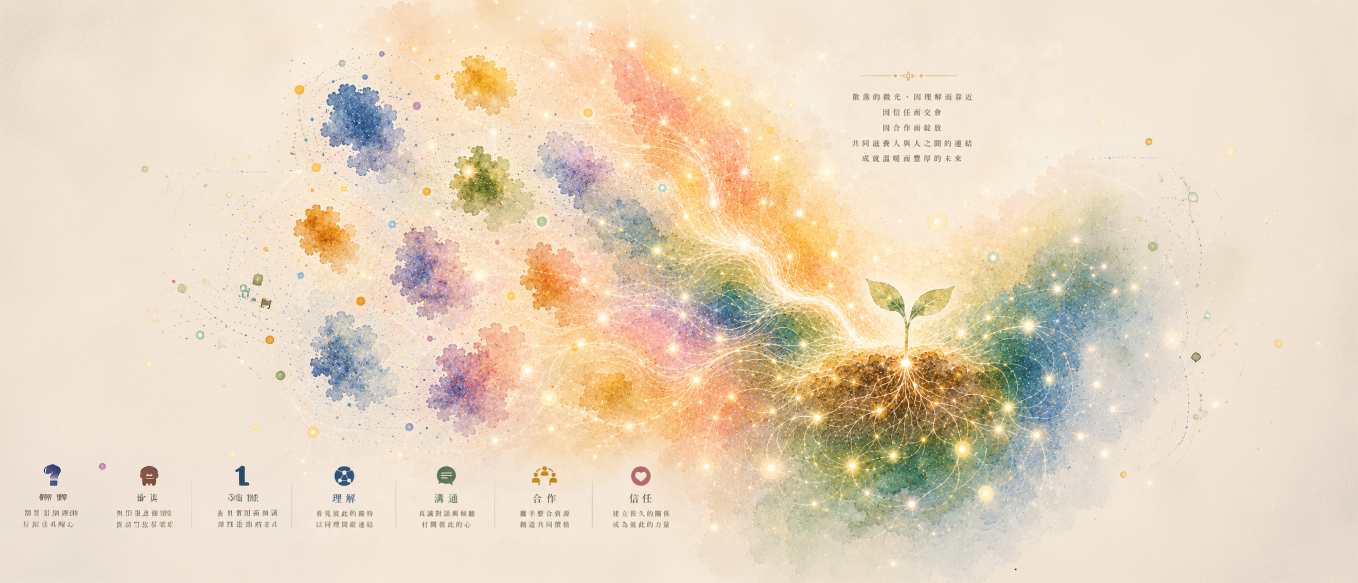 立心基金會 萬華社區協力20年系列活動 ・ 從彼此分離的存在，逐漸形成有溫度的連結
